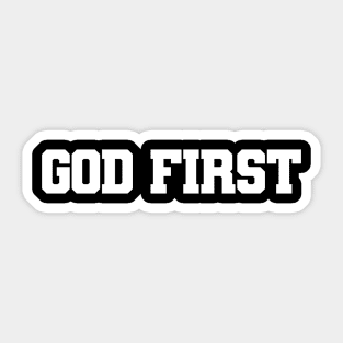 God First Sticker